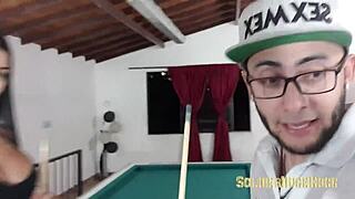 mariana martix bets with soldier friend and gets pounded hard as reward