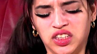 Gabriela Lopez casually fingers her juicy pussy while relaxing.