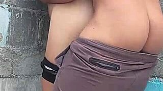 Against The Wall With My Brunette Neighbor In A Casual Encounter