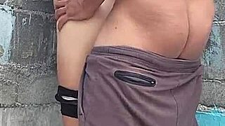 Against The Wall With My Brunette Neighbor In A Casual Encounter