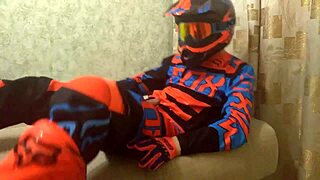 Gay Motocross Biker Costumes Play