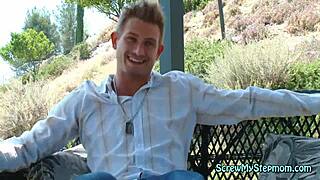 NEGLECTED MILF FUCKS HER STEPSON'S BIG COCK!