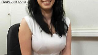 I’m obsessed with this 18-year-old teen’s huge natural rock-hard tits