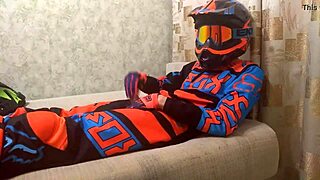 Gay Motocross Biker Costumes Play