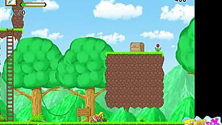 In the goddess of war game, flare engages in hentai sex with blonde characters