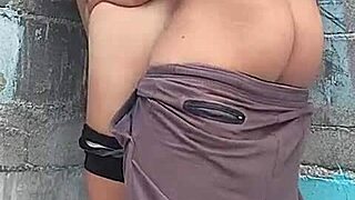 Against The Wall With My Brunette Neighbor In A Casual Encounter