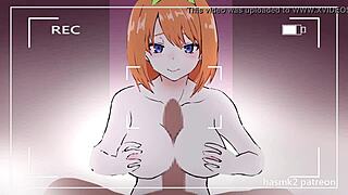 Give Yotsuba titty fuck and cum in her mouth