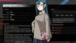 Secret NTR lessons unfold in self-defense dojo with intense action.