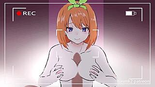 Give Yotsuba titty fuck and cum in her mouth