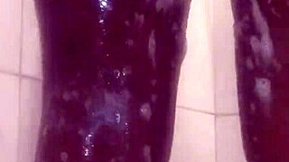 Naejae masturbates her wet pussy and big ass squeaky clean.