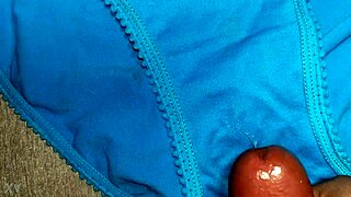 I Cum In My Friend's Worn Blue Panties