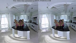 i see the chocolate girl spreading for me in vr