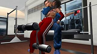 Cartoon Character Groped During Sex On Bench