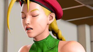 Cammy Loses Bet To Juri, Gets Monster Cock Creampie