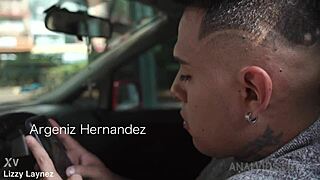 Hot passionate rooftop sex with Lizzy Laynez, ass licking and fucking.