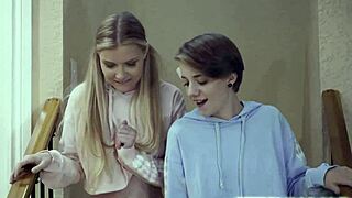 Horny Stepsisters Lick And Finger Each Other's Wet Pussies!