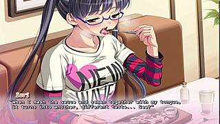 i played eroge sex games with iori, it was so sexy and fun, outdoor blowjob too