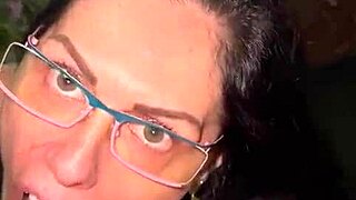 deusa sucking hard cock and enjoying balls