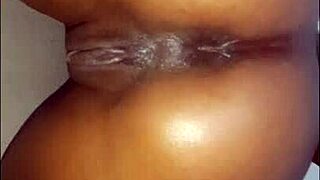 Alicinha moans sweetly as my cock thrusts into her ass.