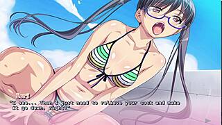 i played eroge sex games with iori, it was so sexy and fun, outdoor blowjob too
