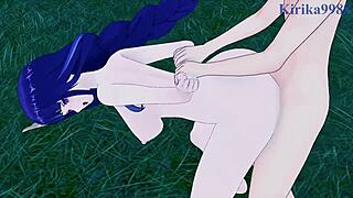 Raiden Shogun and Faruzan Intense Sex with Aether