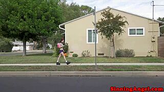 Smalltits teen 18+ gets hardfucked by a stranger, wow! 😱