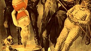 vintage anime cartoon features hairy characters in retro style