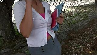 brittany lauryn takes a big black cock in her tight pussy