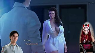 this busty milf is sucking a monster cock deepthroat style 😈