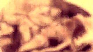 vintage anime cartoon features hairy characters in retro style