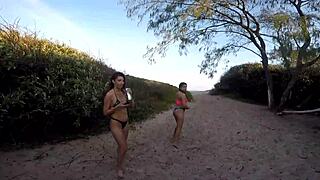 gata fodes in public on the beach to get car unstuck help - sumaya ganesha pernocas joy cardozo 😏🌊