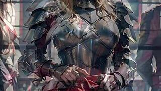 In the church, this anime knight cosplayer flashes her pussy outdoors for exhibitionists