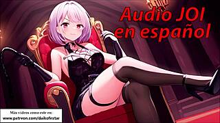 Hentai joi in spanish where new mistress humiliates you with domination.