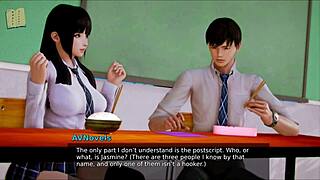 Academy 176 In Hentai Anime Game!