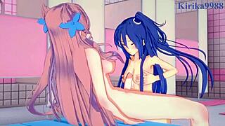 Tsubasa Kazanari And Maria Cadenzavna Eve Intense Futanari Sex - Symphogear Hentai.