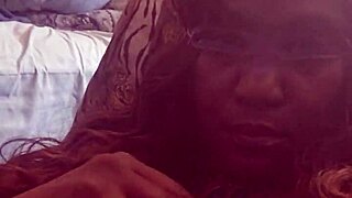 Rea performs masked solo session with dildo