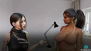 Horny college bound teen with big voluptuous boobs