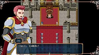 I can't stop watching this Japanese hentai game where the holy knight falls into desire