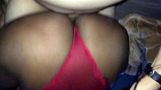 ebony babe with a big ass gets fucked hard in the bedroom