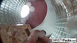 hot shower bts fun with christy dahlia and ivan