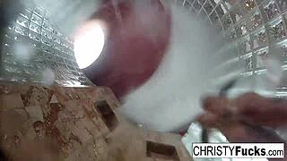 hot shower bts fun with christy dahlia and ivan