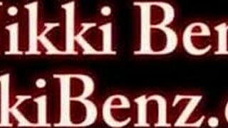 nikki benz gets jizzed on her big tits in cumshot threesome deepthroat