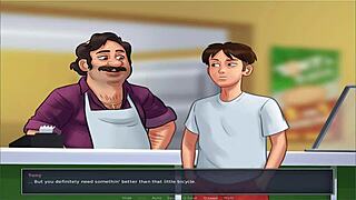 Check out this busty scene in Summer Time Saga UNC part 7