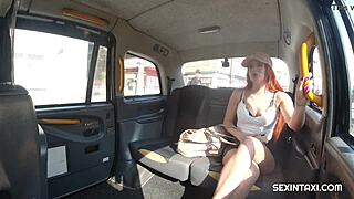 he just had to bang that sexy ginger in the taxi