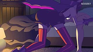 Intercourse with the vampire nevarky in anime hentai