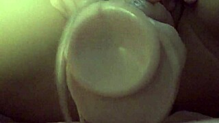 close-up of pussy reaching orgasm on camera