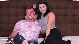 This nerdy teen with a big dick is fucking a tiny latina's tight vagina, making her scream!