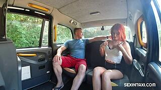 he just had to bang that sexy ginger in the taxi