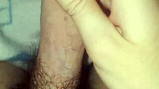 Intense Homemade Cumshot From Teen 18+ Amateur During Massage, Featuring Pornstar Cock Masturbation.