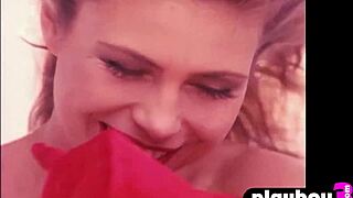 Sexy Latina model Sasckya Porto strips hot before posing in snow!